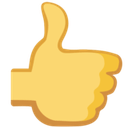 Thumbs Up Emoji, Facebook style