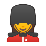 Woman Guard Emoji, Google style