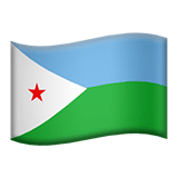 Flag: Djibouti Emoji, Apple style
