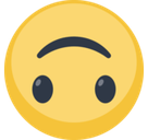 Upside-Down Face Emoji, Facebook style