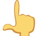 Pointing Up Emoji, Facebook style