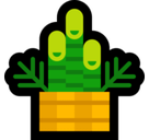 Pine Decoration Emoji, Microsoft style