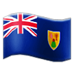 Flag: Turks & Caicos Islands Emoji, Samsung style