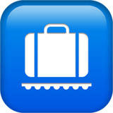 Baggage Claim Emoji, Apple style