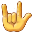 Love-You Gesture Emoji, Samsung style