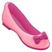 Flat Shoe Emoji, Samsung style