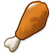 Poultry Leg Emoji, Samsung style