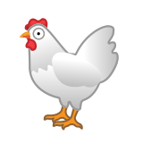 Chicken Emoji, Google style