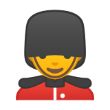 Man Guard Emoji, Google style
