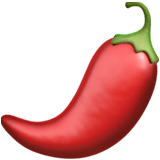 Hot Pepper Emoji, Apple style
