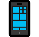 Mobile Phone Emoji, Microsoft style