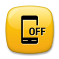 Mobile Phone Off Emoji, LG style