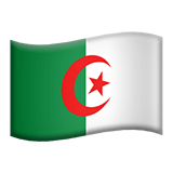 Flag: Algeria Emoji, Apple style