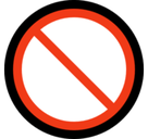 Prohibited Emoji, Microsoft style
