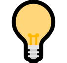 Light Bulb Emoji, Microsoft style