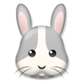 Rabbit Face Emoji, LG style