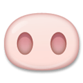 Pig Nose Emoji, LG style