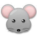 Mouse Face Emoji, LG style