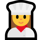 Woman Cook Emoji, Microsoft style