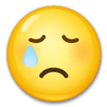 Crying Face Emoji, LG style