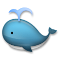 Spouting Whale Emoji, LG style