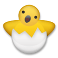 Hatching Chick Emoji, LG style