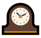 Mantelpiece Clock Emoji, Microsoft style