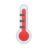 Thermometer Emoji, Google style