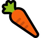 Carrot Emoji, Microsoft style