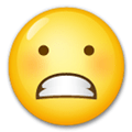 Grimacing Face Emoji, LG style