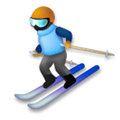 Skier Emoji, LG style