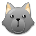 Wolf Face Emoji, LG style