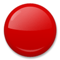 Red Circle Emoji, LG style