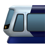 Light Rail Emoji, Apple style