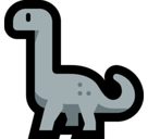 Sauropod Emoji, Microsoft style