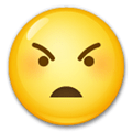 Angry Face Emoji, LG style