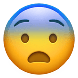 Scared Emoji, Apple style