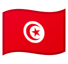 Flag: Tunisia Emoji, Microsoft style