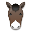 Horse Face Emoji, LG style