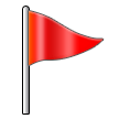 Triangular Flag Emoji, Samsung style