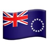 Flag: Cook Islands Emoji, Apple style