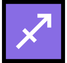 Sagittarius Emoji, Microsoft style