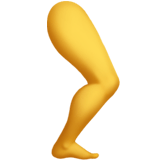 Leg Emoji, Apple style