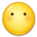 Face Without Mouth Emoji, LG style