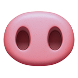 Pig Nose Emoji, Apple style