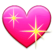 Sparkling Heart Emoji, Samsung style