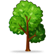 Deciduous Tree Emoji, Samsung style