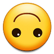 Upside-Down Face Emoji, Samsung style