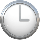 Three O’Clock Emoji, Apple style