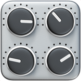 Control Knobs Emoji, Apple style